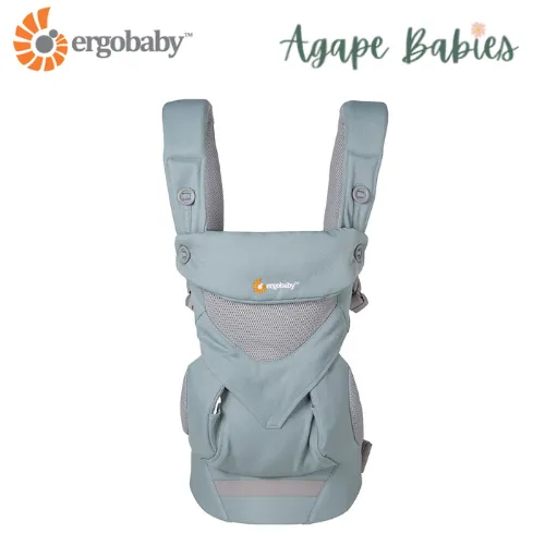 [10 year local warranty] ErgoBaby 360 Cool Air Mesh Baby Carrier - Sea Mist