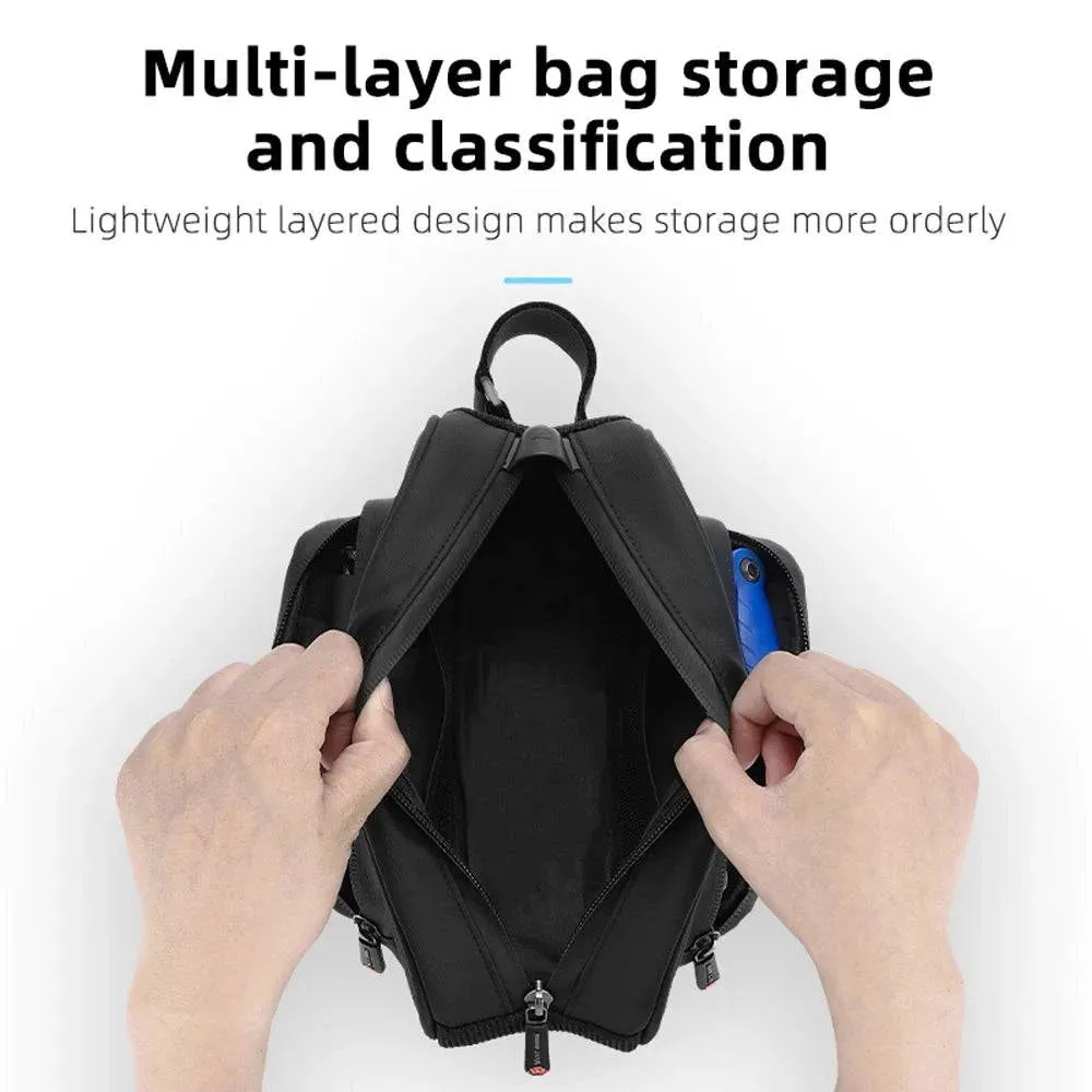 1.5L Bicycle Bag Bike Frame Fronttube Bag Bicycle Front Frame Bag Waterproof Smooth Zipper Cycling Bag Road Bike Accessories