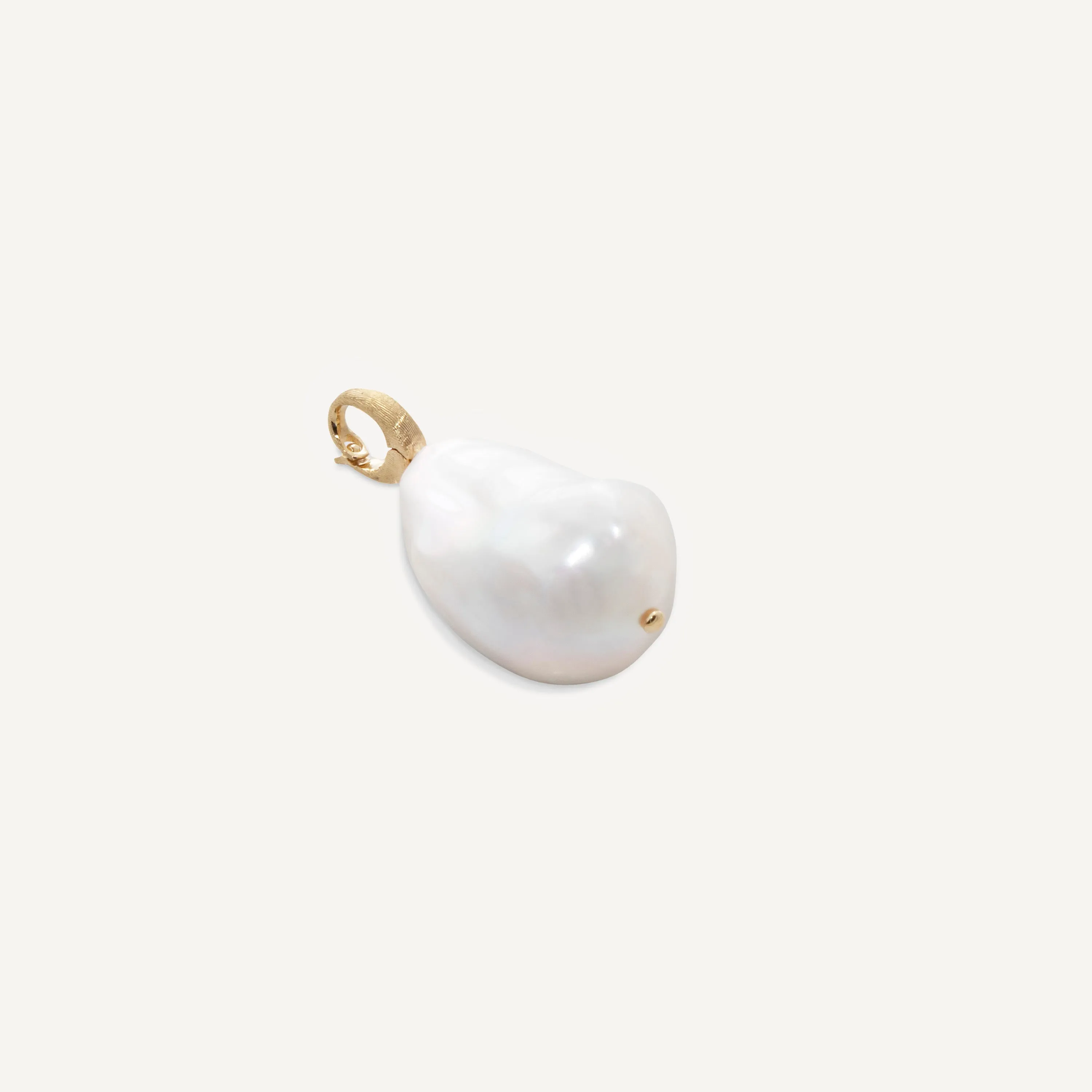 18K Yellow Gold Freshwater Pearl Pendant