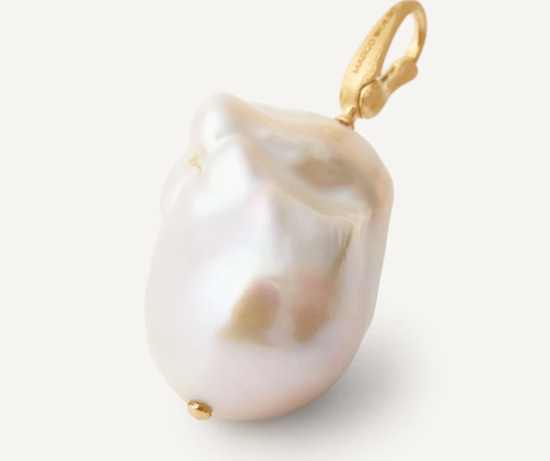 18K Yellow Gold Freshwater Pearl Pendant