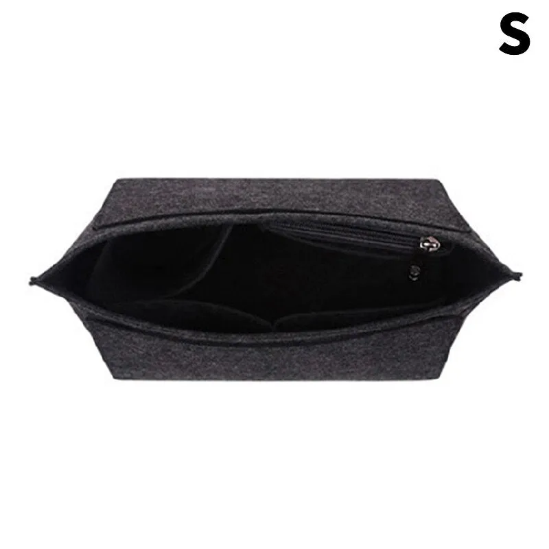 1pcs Felt Insert Bag Fits For Longchamp Handbag Liner Bag Felt Cloth Makeup Bag Support Travel Portable Insert Purse Organizer