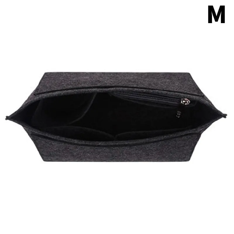 1pcs Felt Insert Bag Fits For Longchamp Handbag Liner Bag Felt Cloth Makeup Bag Support Travel Portable Insert Purse Organizer