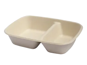 28oz 2-C Rectangular Fiber Container