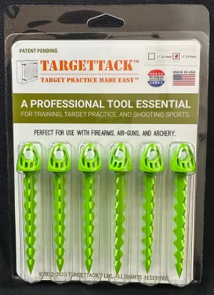 3-Inch 12-Pack of TargetTacks®  Lime Green