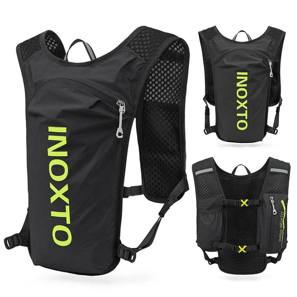 5L Outdoor Running Backpack Bicycle Backpack Sports Vest Ultralight Riding Bag Women Men Breathable Jogging Sport Backpack For Camping Hiking Cycling Sport Bag