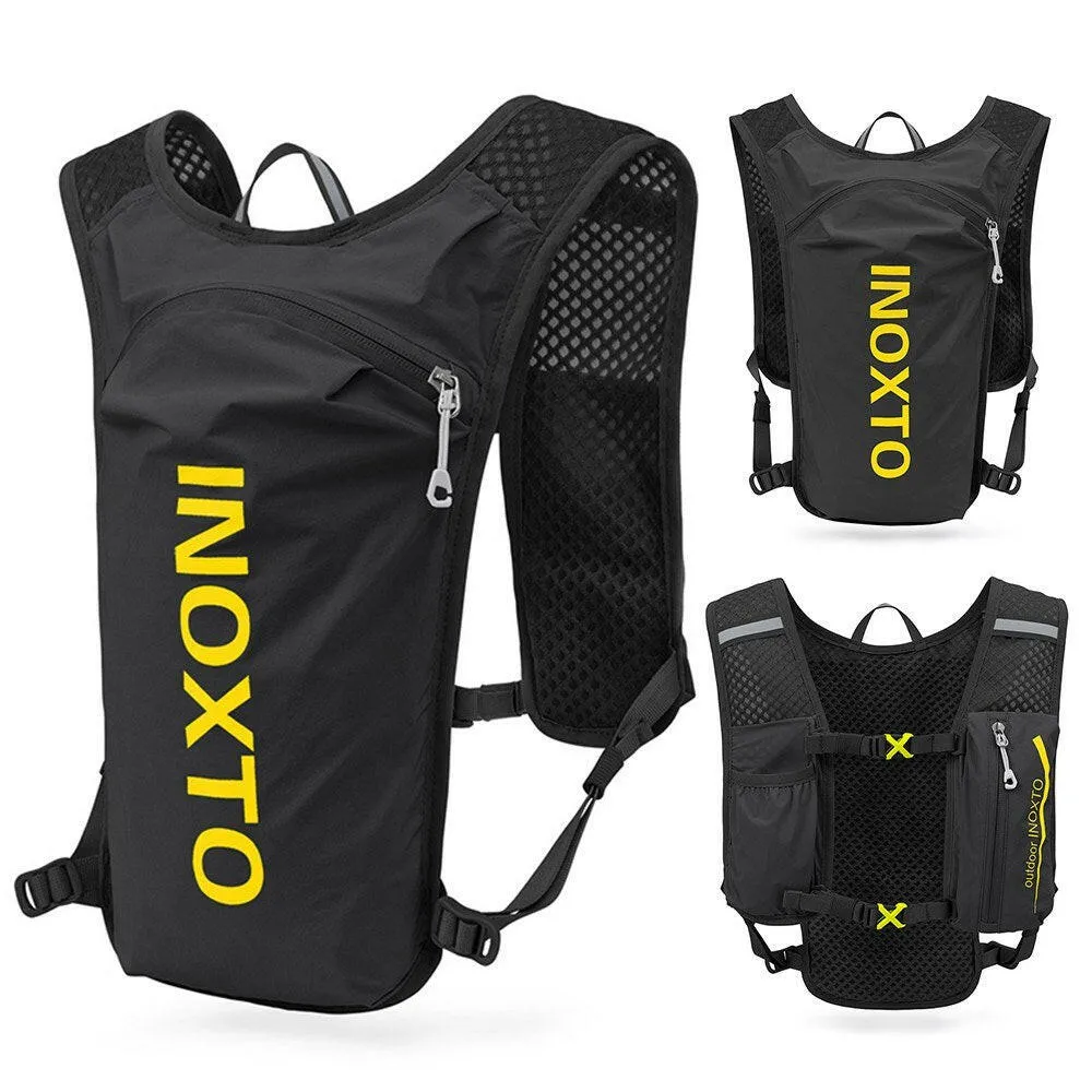 5L Outdoor Running Backpack Bicycle Backpack Sports Vest Ultralight Riding Bag Women Men Breathable Jogging Sport Backpack For Camping Hiking Cycling Sport Bag