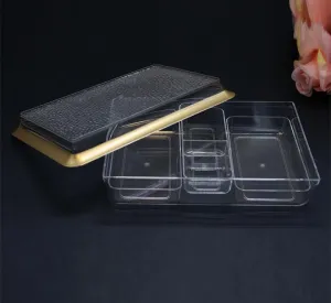 Acrylic Tray With 3 Separate Compartment