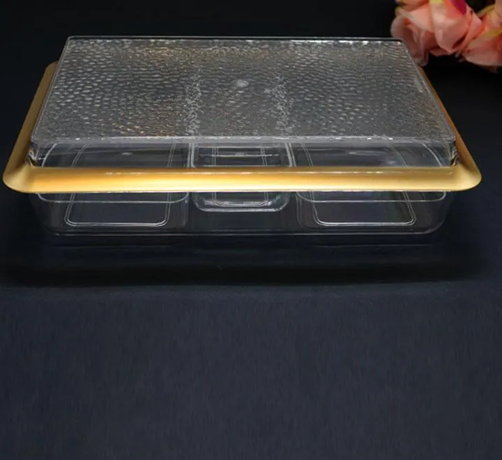 Acrylic Tray With 3 Separate Compartment