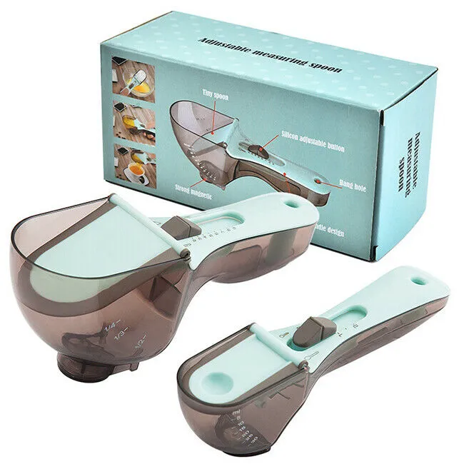 Adjustable Measuring Cups & Multi-functional Spoons Set