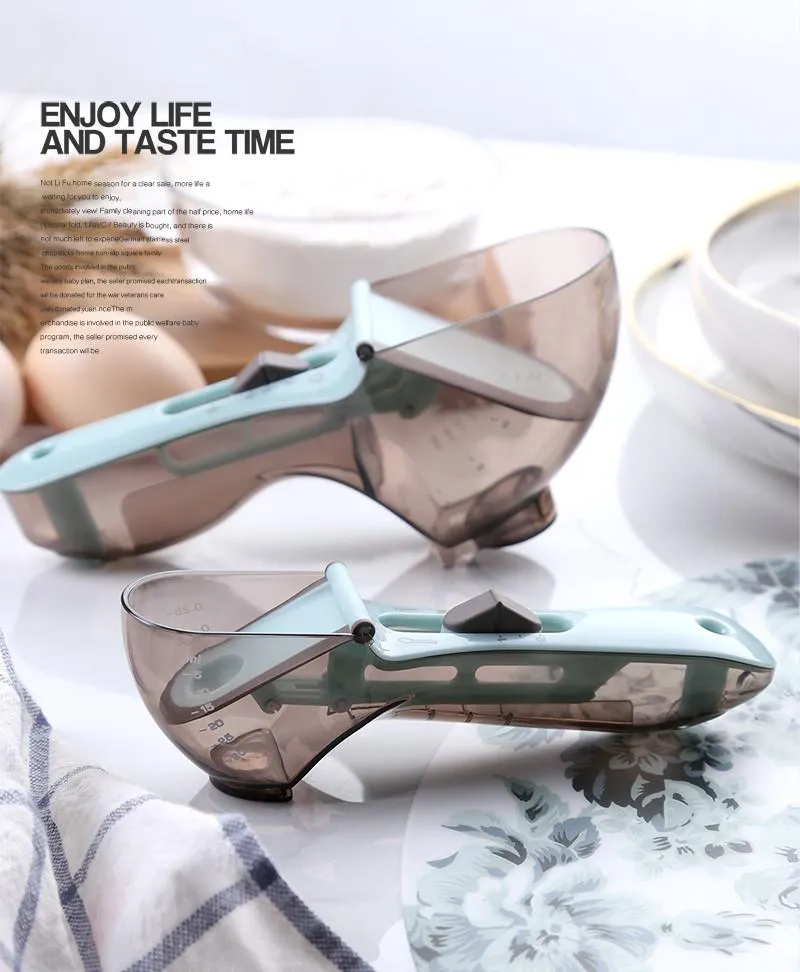 Adjustable Measuring Cups & Multi-functional Spoons Set