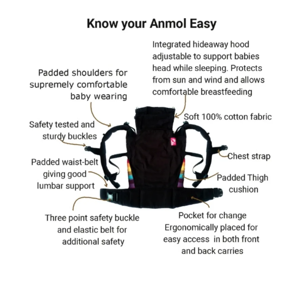 Anmol Baby Ergonomic Baby Carrier- Easy