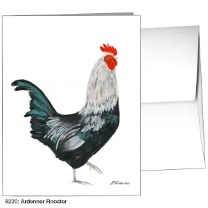 Ardenner Rooster, Greeting Card (8220)