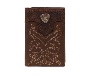 Ariat A3511002 PREMIUM BRAND MENS TRIFOLD WALLET