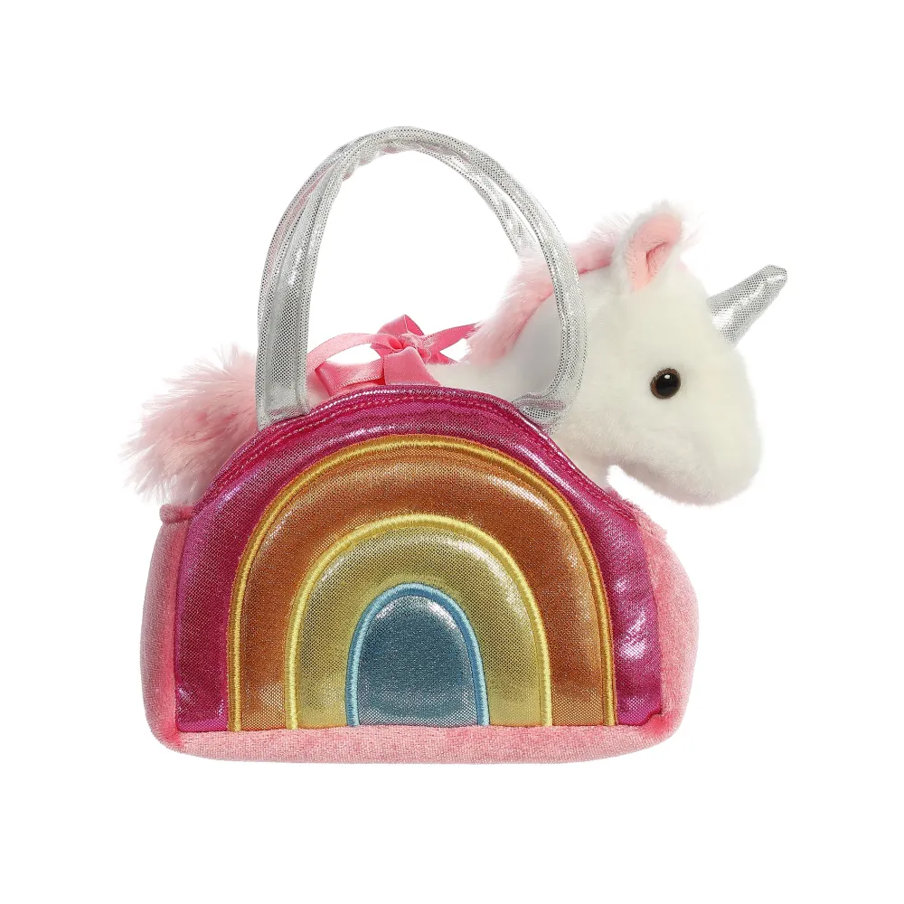 Aurora Fancy Pals 7" Over The Rainbow Unicorn Pet Carrier - 32895