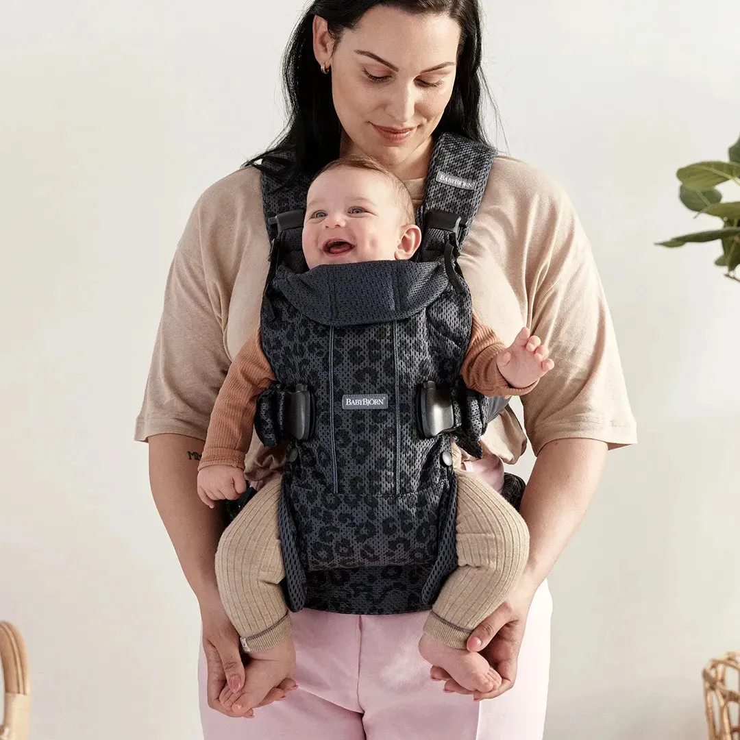 Baby Carrier One Air 3D Mesh - Anthracite/Leopard