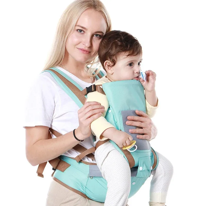 Baby Carrier With Hipseat - Blue Kangaroo