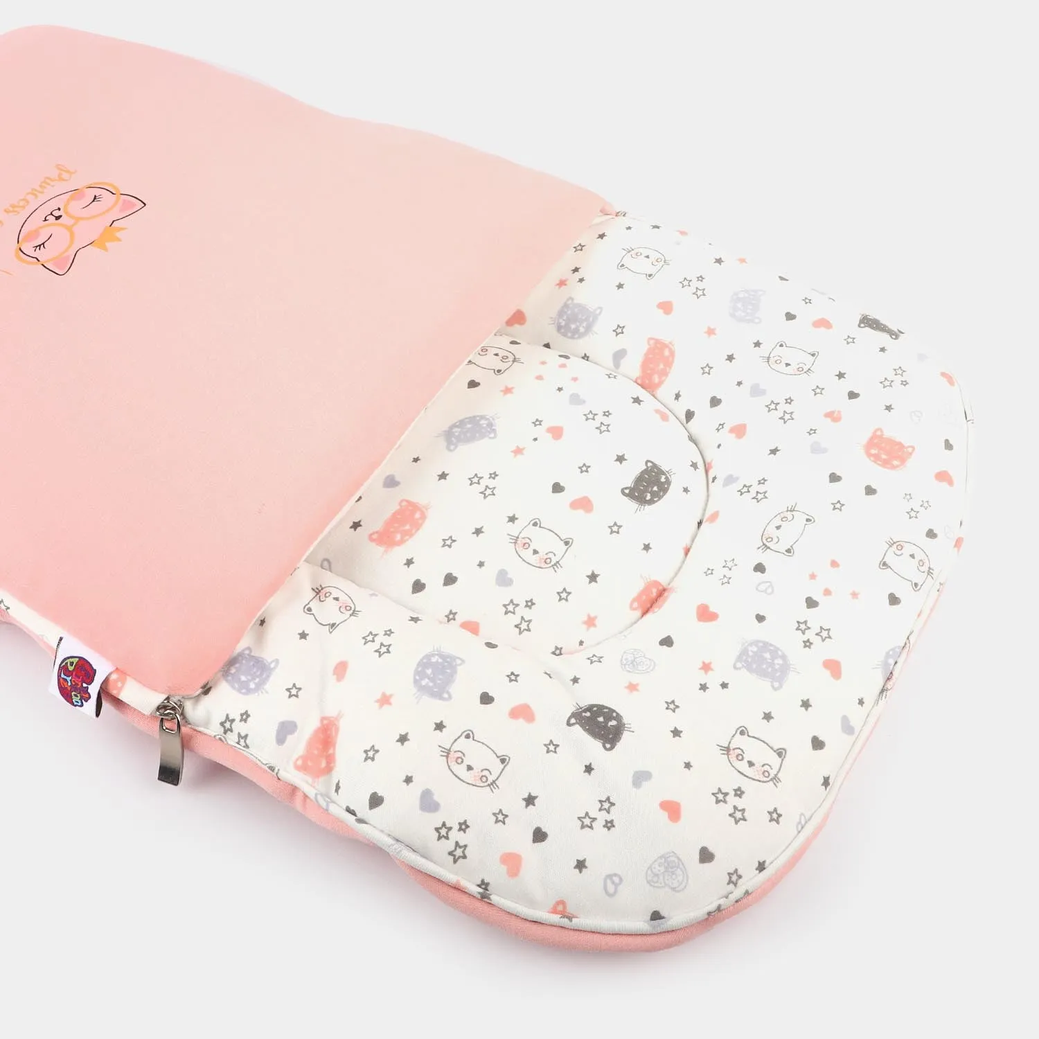 Baby Carry Nest Printed - Peach