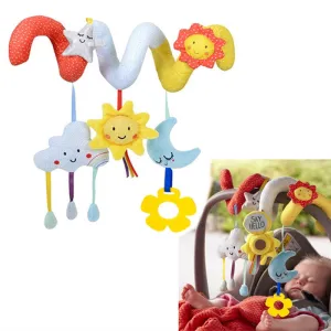 Baby Infant Crib Toy Wrap Around Crib Rail Toy Stroller Toy Cute Baby Educational Toys