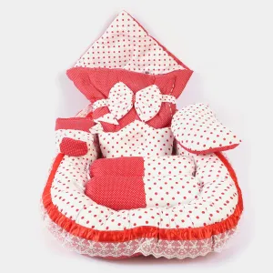 Baby Snuggle Bed Set 9pcs-Red