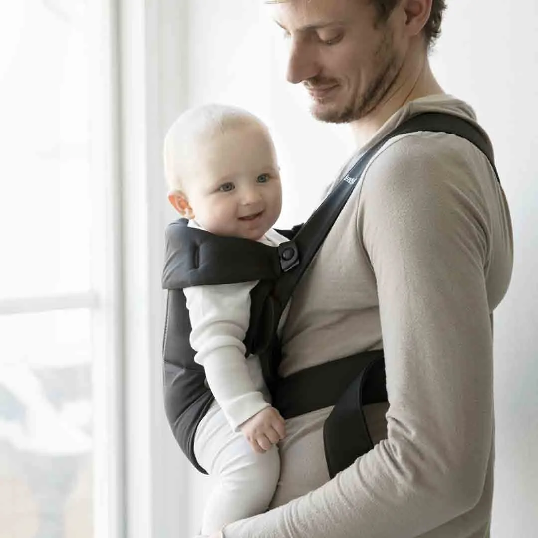 BabyBjorn Mini Woven Baby Carrier - Black