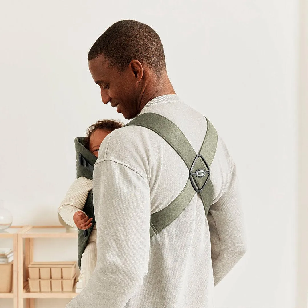 BabyBjorn Mini Woven Baby Carrier - Dark Green