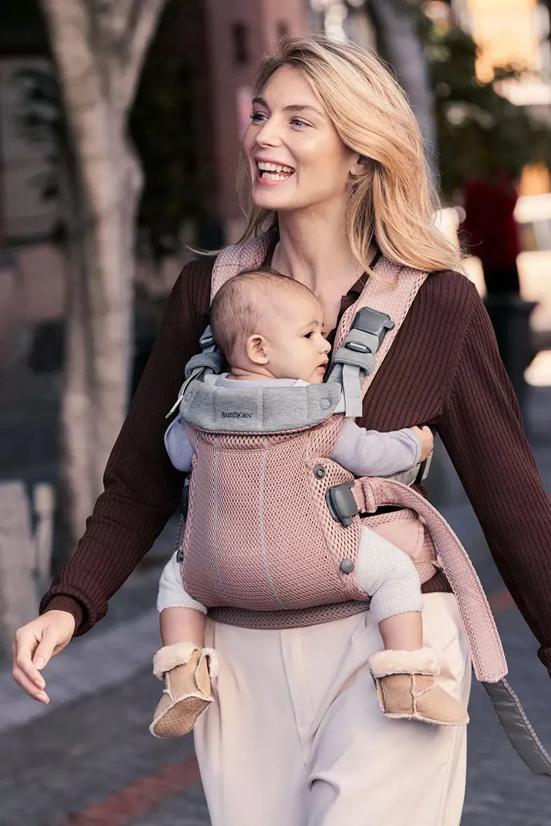 BabyBjörn Baby Carrier Harmony 3D Mesh, Dusty Pink