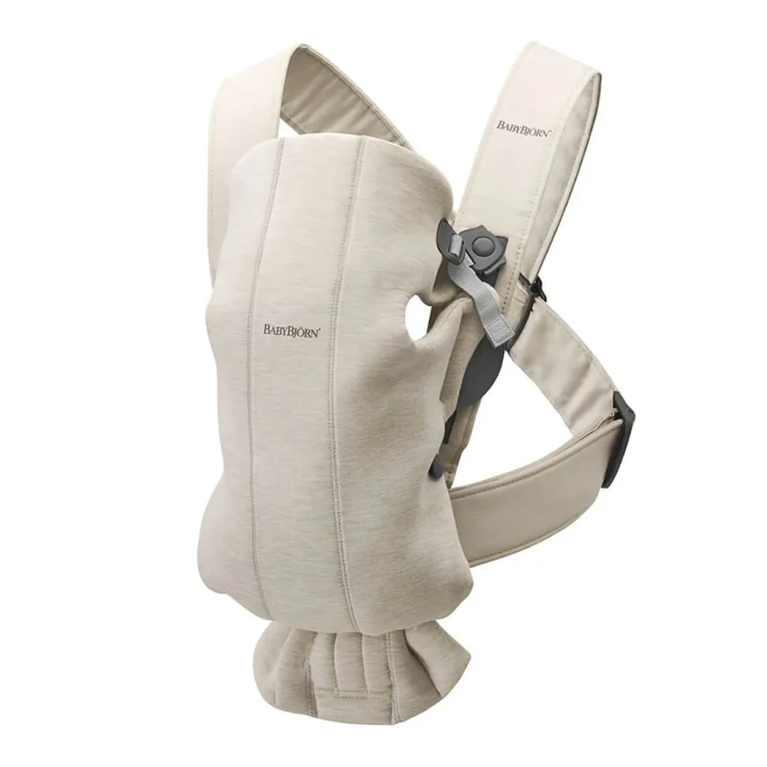 BabyBjörn Baby Carrier Mini 3D Jersey - Light beige