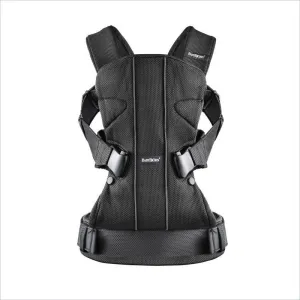 BabyBjÃ¶rn Baby Carrier One in Black Mesh