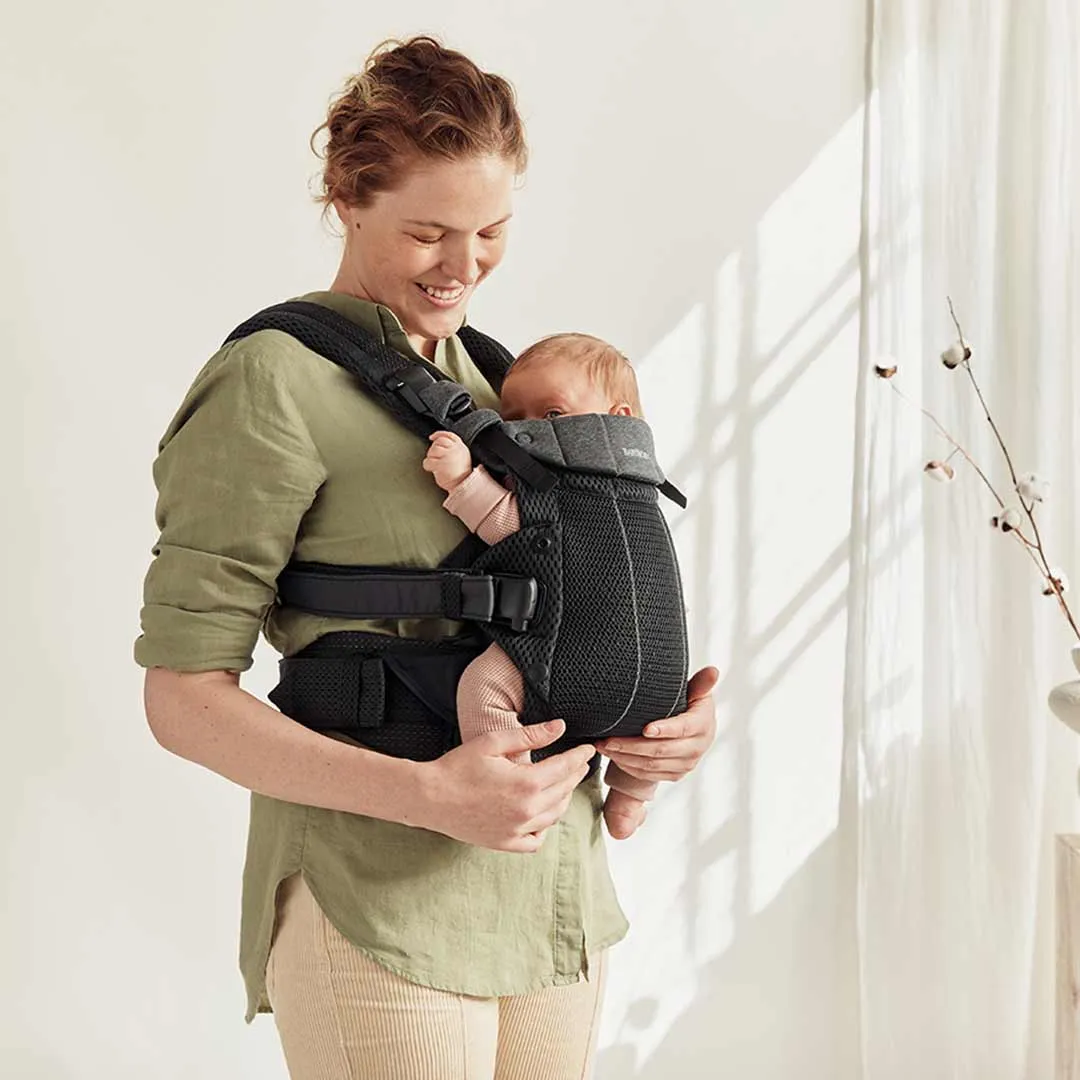 BabyBjörn Harmony 3D Mesh/Jersey Baby Carrier - Black