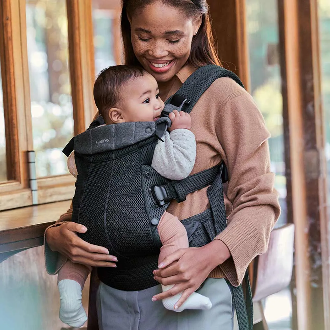 BabyBjörn Harmony 3D Mesh/Jersey Baby Carrier - Black