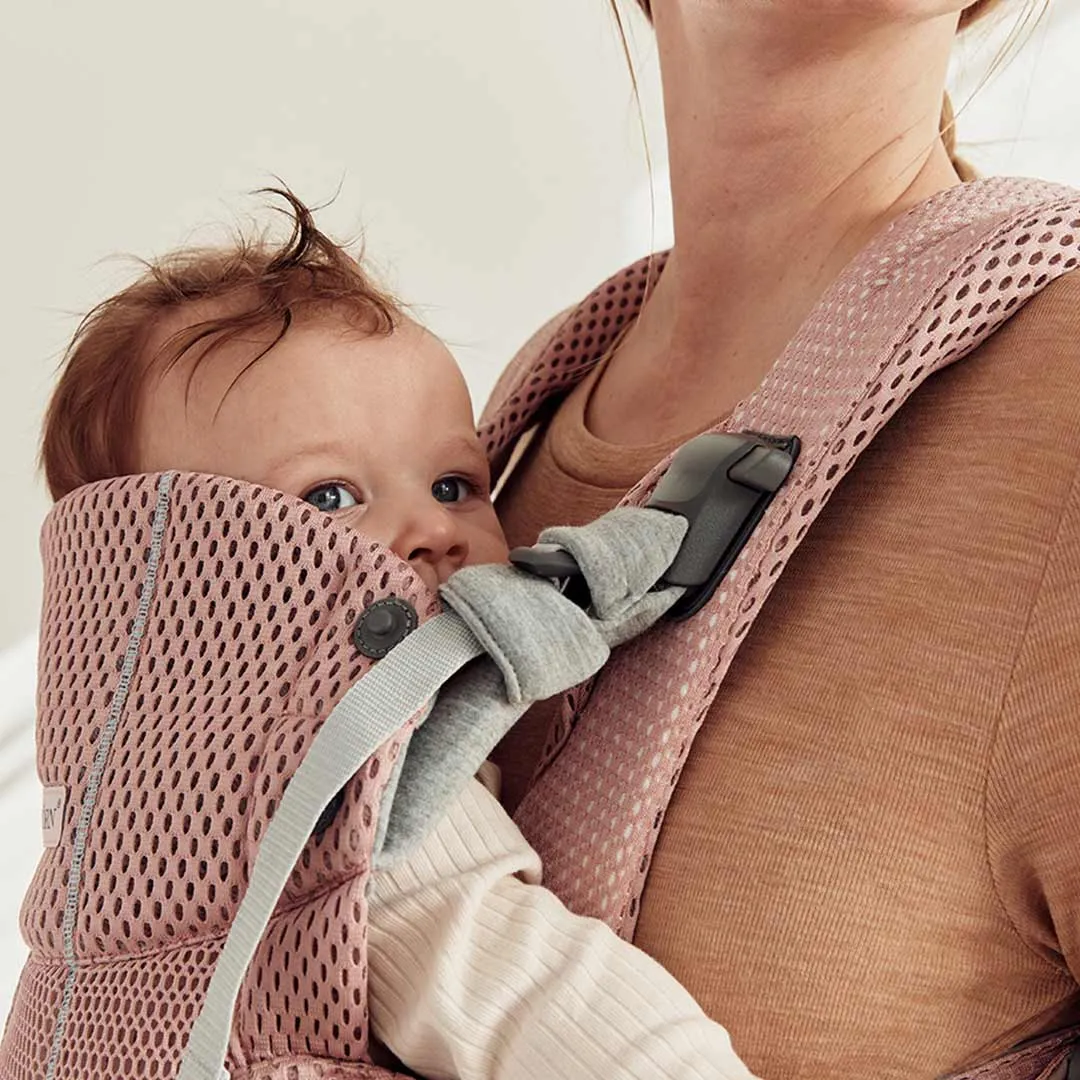 BabyBjörn Harmony 3D Mesh/Jersey Baby Carrier - Dusty Pink