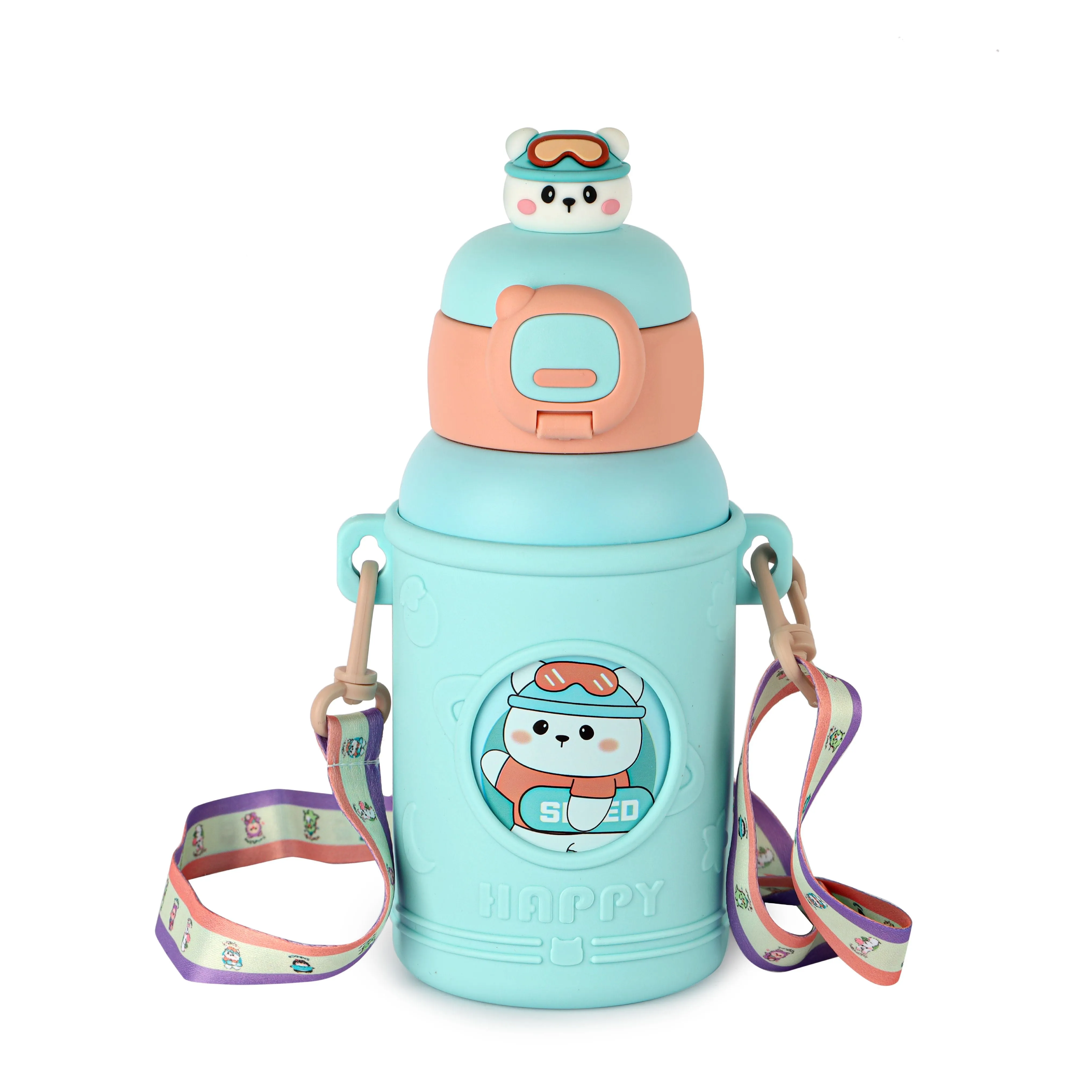 Babybop Hot & Cold Stainless Steel Kids Water Bottle, 500ml