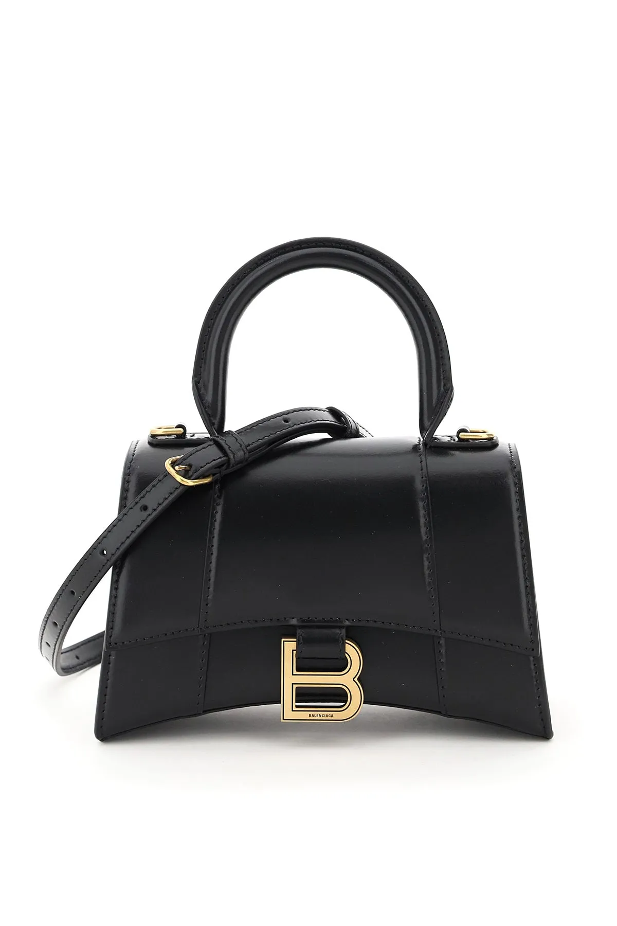 Balenciaga hourglass xs top handle mini bag