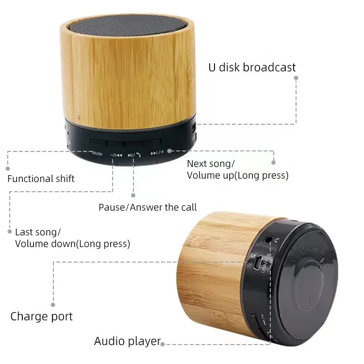 Bamboo Wood Speaker