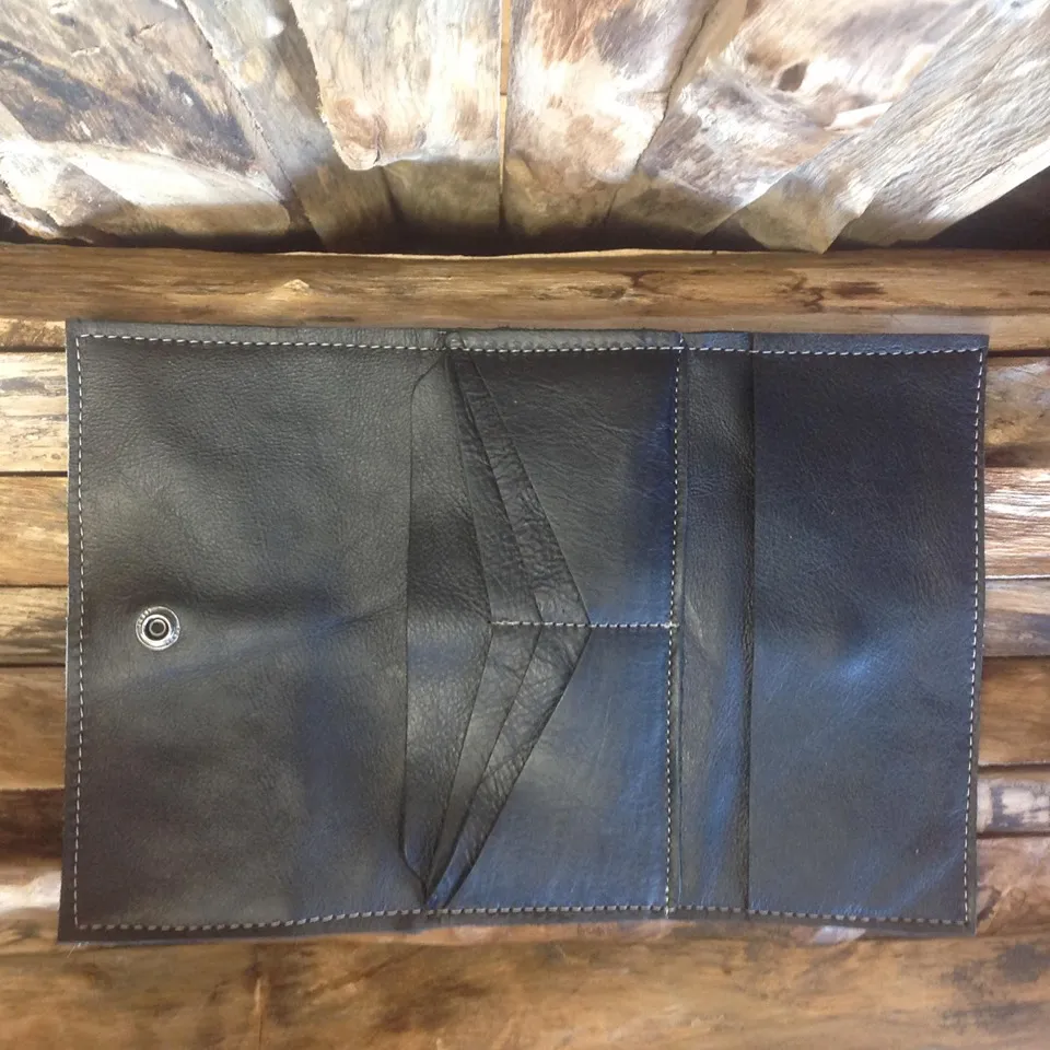 Bandit Wallet with embossed leather  #1329