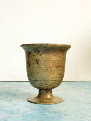 Beautiful Vintage Brass Mortar