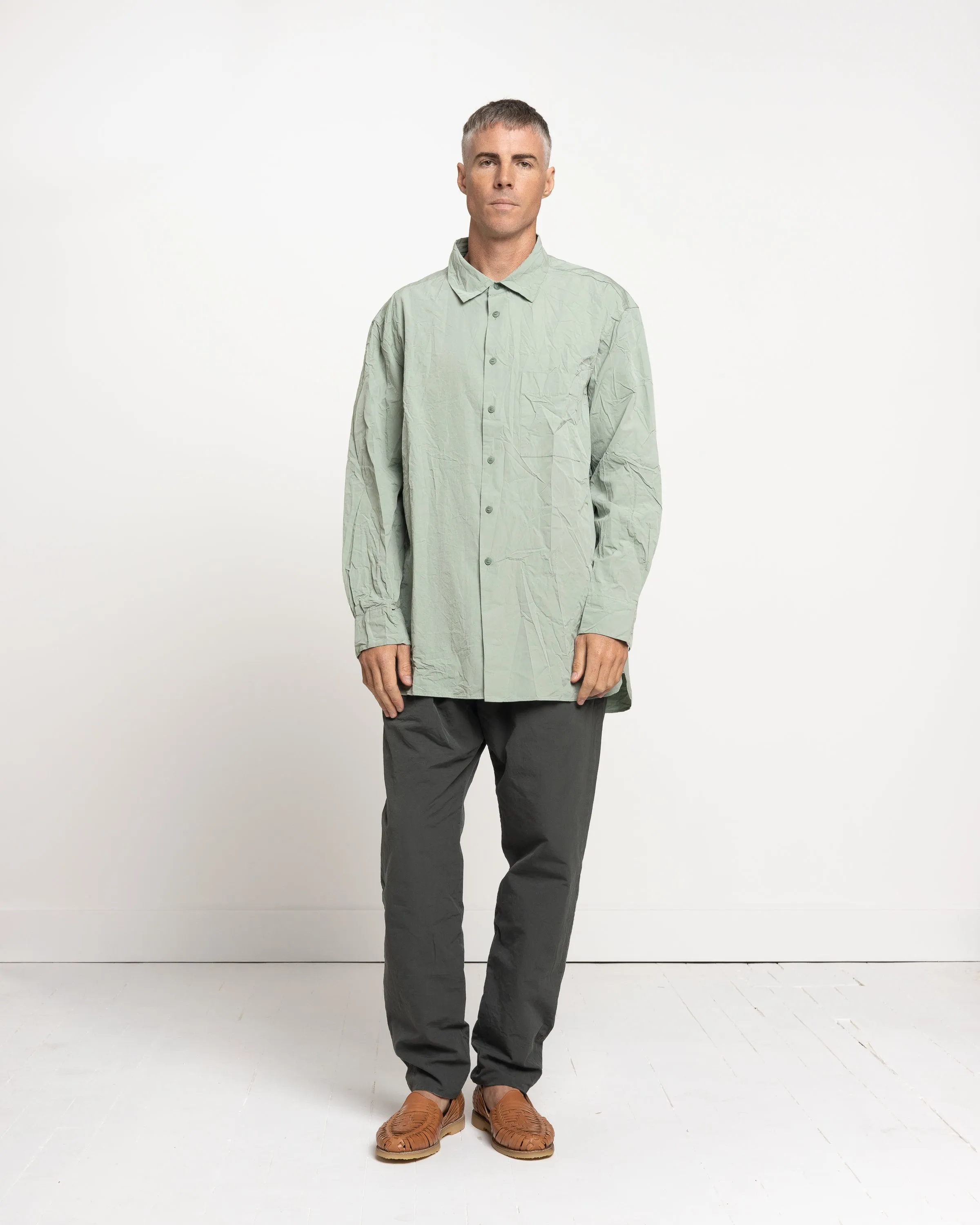 Big Raccourcie Shirt in Sage