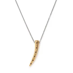 Black Diamond Tusk Necklace