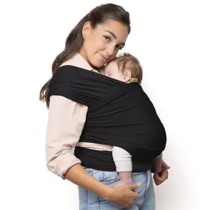 Boba Baby Wrap Carrier - Original Baby Carrier Wrap Sling for Newborns - Baby Wearing Essentials - Newborn Wrap Swaddle Holder, Newborn to Toddler Infant Sling (Serenity Bloom)