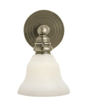 Boston Functional Single Light, Antique Nickel