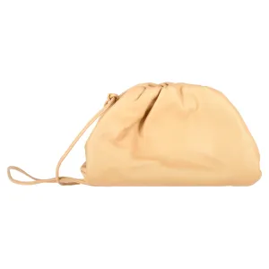 Bottega Veneta Mini Pouch 20 Sling Bag in Yellow Calfskin Leather