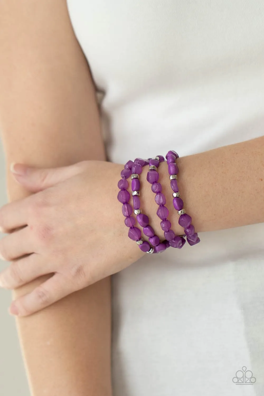 Bracelets Nice GLOWING! - Purple B85