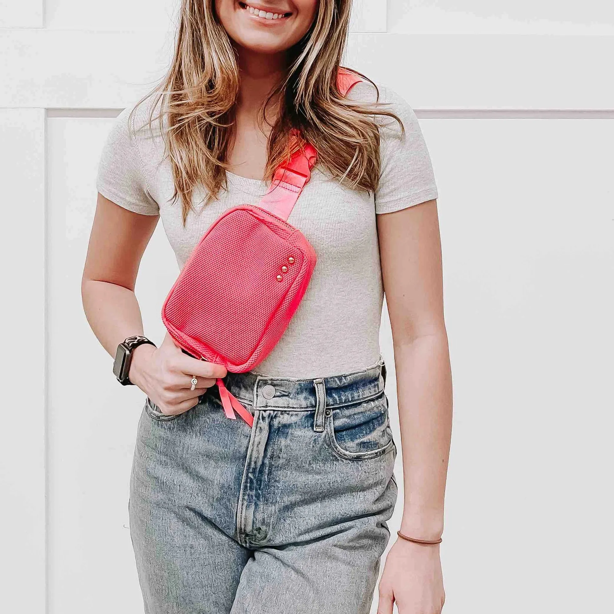 Brooklyn Bum Bag - Pink