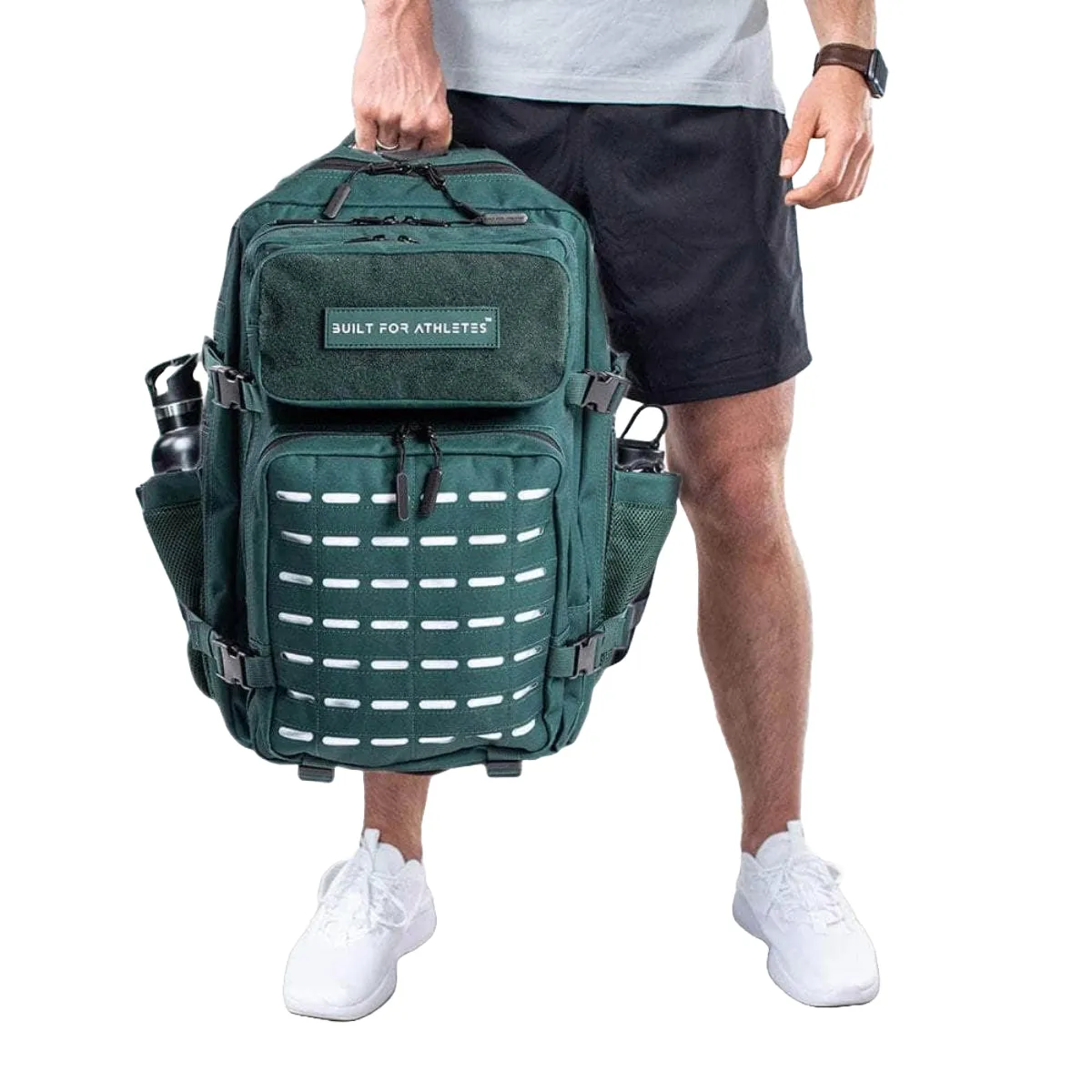 Built For Athletes Large Gym Backpack Forest Green