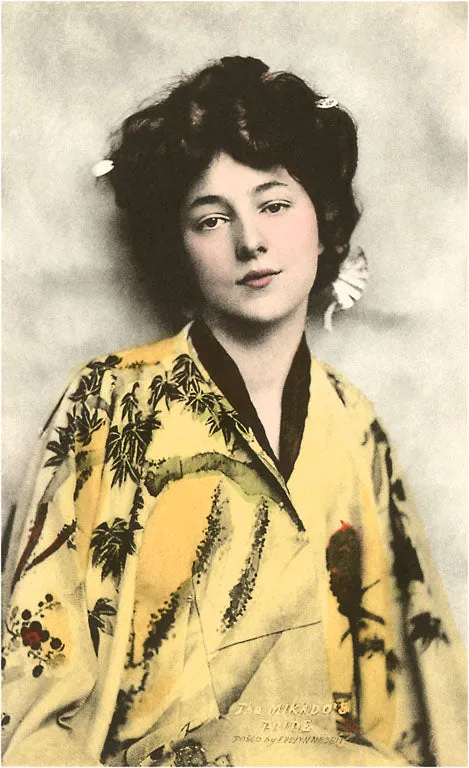 BW-45 Western Geisha - Vintage Image