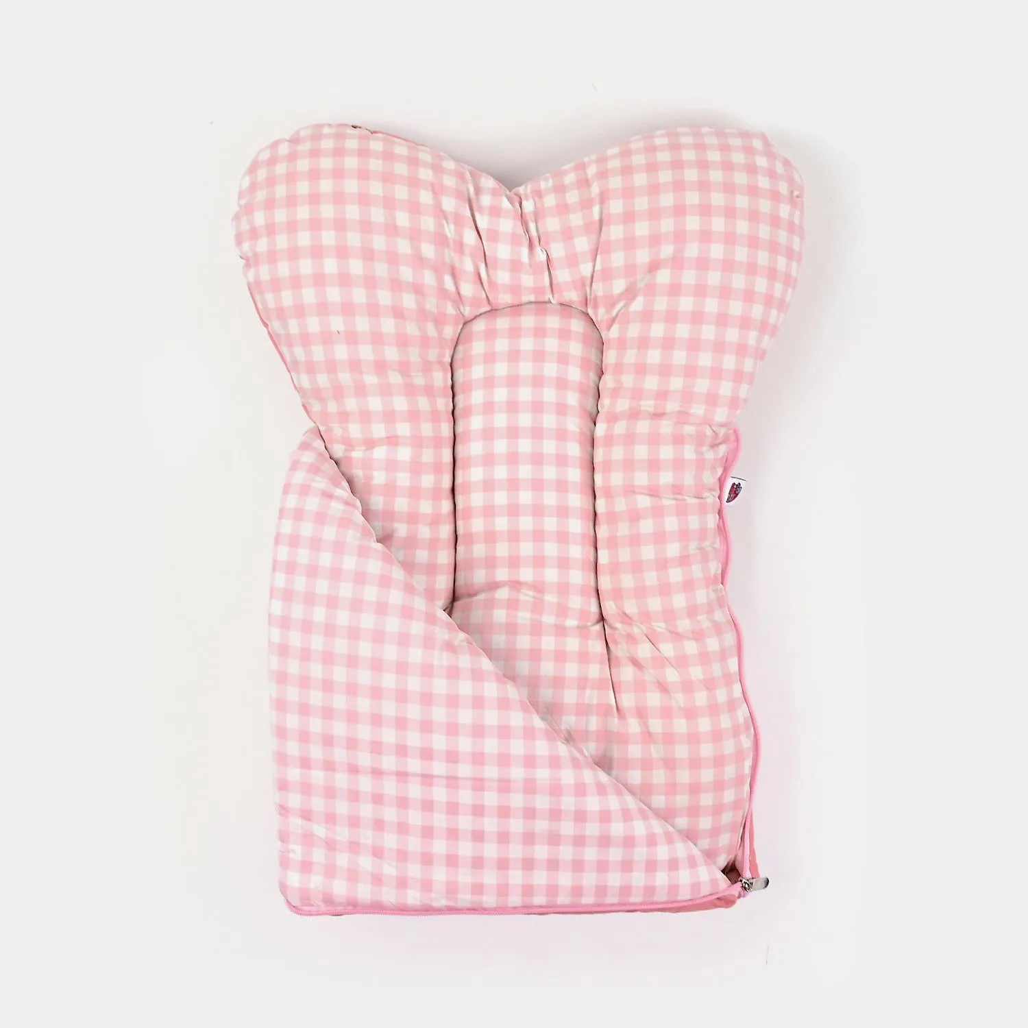 Carry Nest Heart Printed Pink Check