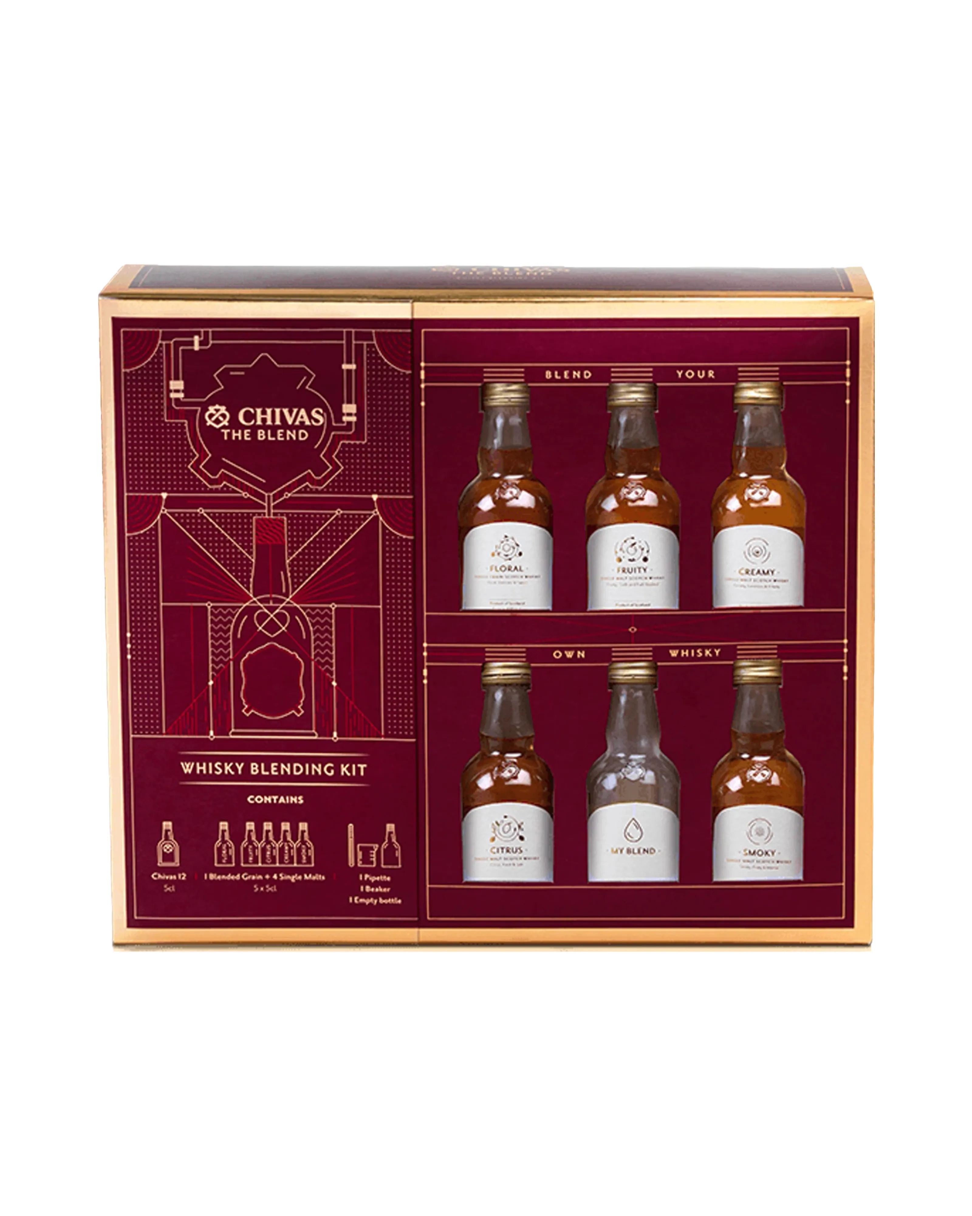 Chivas Regal Scotch Blending Kit Bundle 50ml 6-Pack