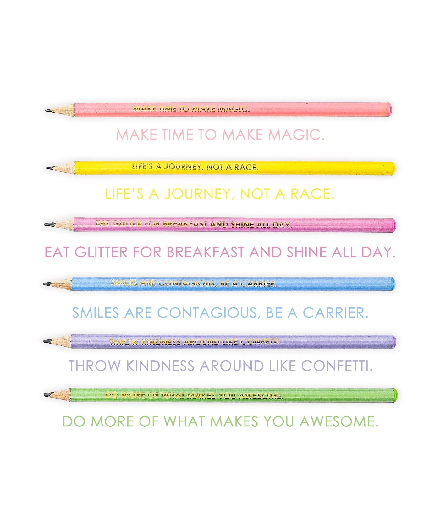 Colorful Inspirational Sketch Pencil Set