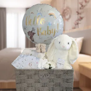 Congratulations Parents & 'Hello Baby' - Large Balloon Hamper