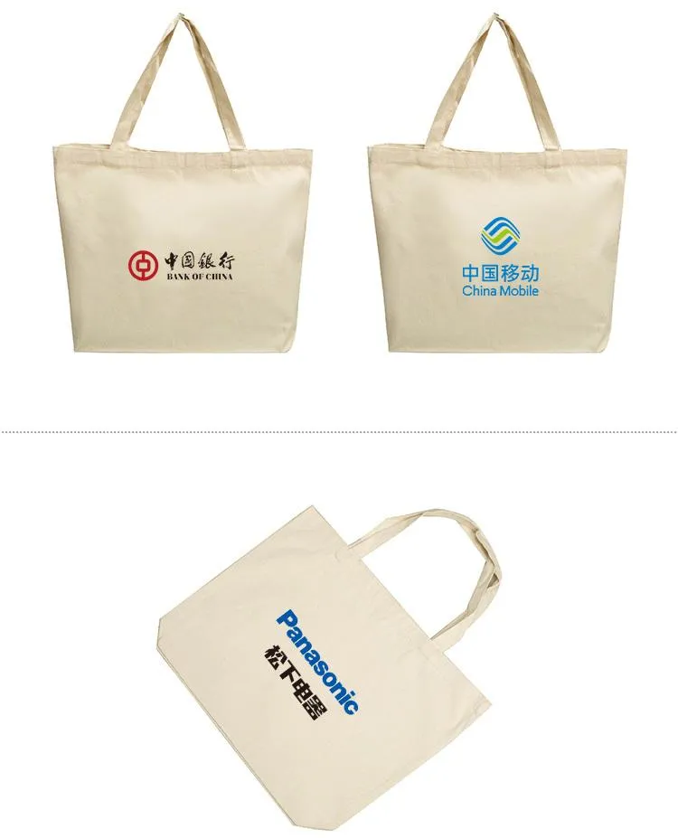 Cotton Canvas Tote Bag 38*32*10cm